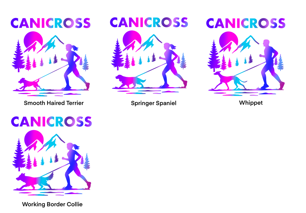 Canicross Hoodie - Pink/Purple Image
