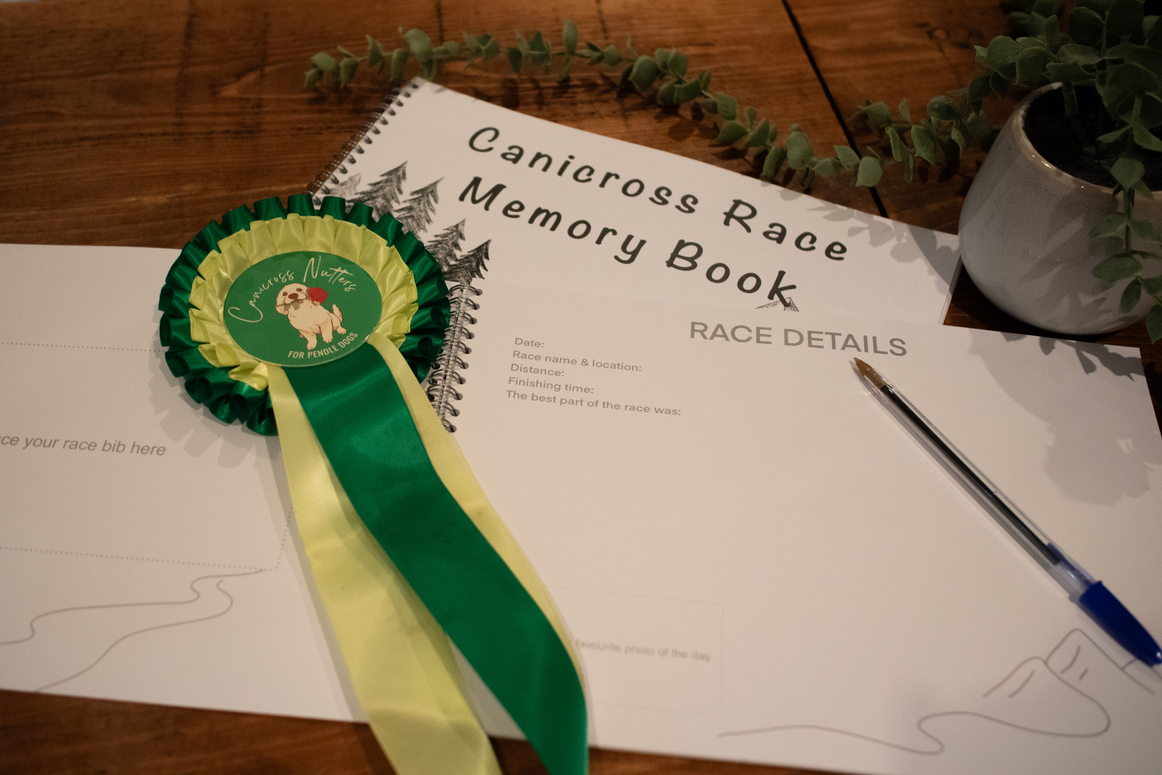Canicross Race Memory Book