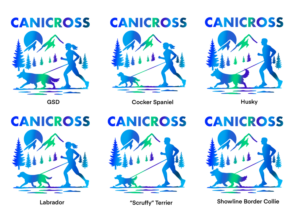 Canicross Sweater - Blue/Green Image