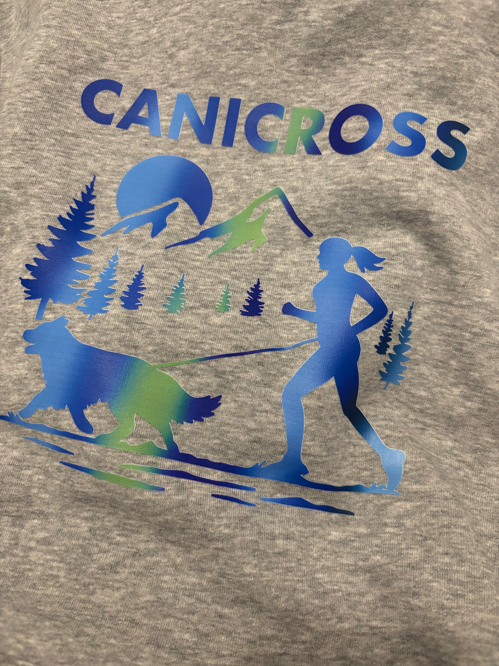 Canicross Sweater - Blue/Green Image
