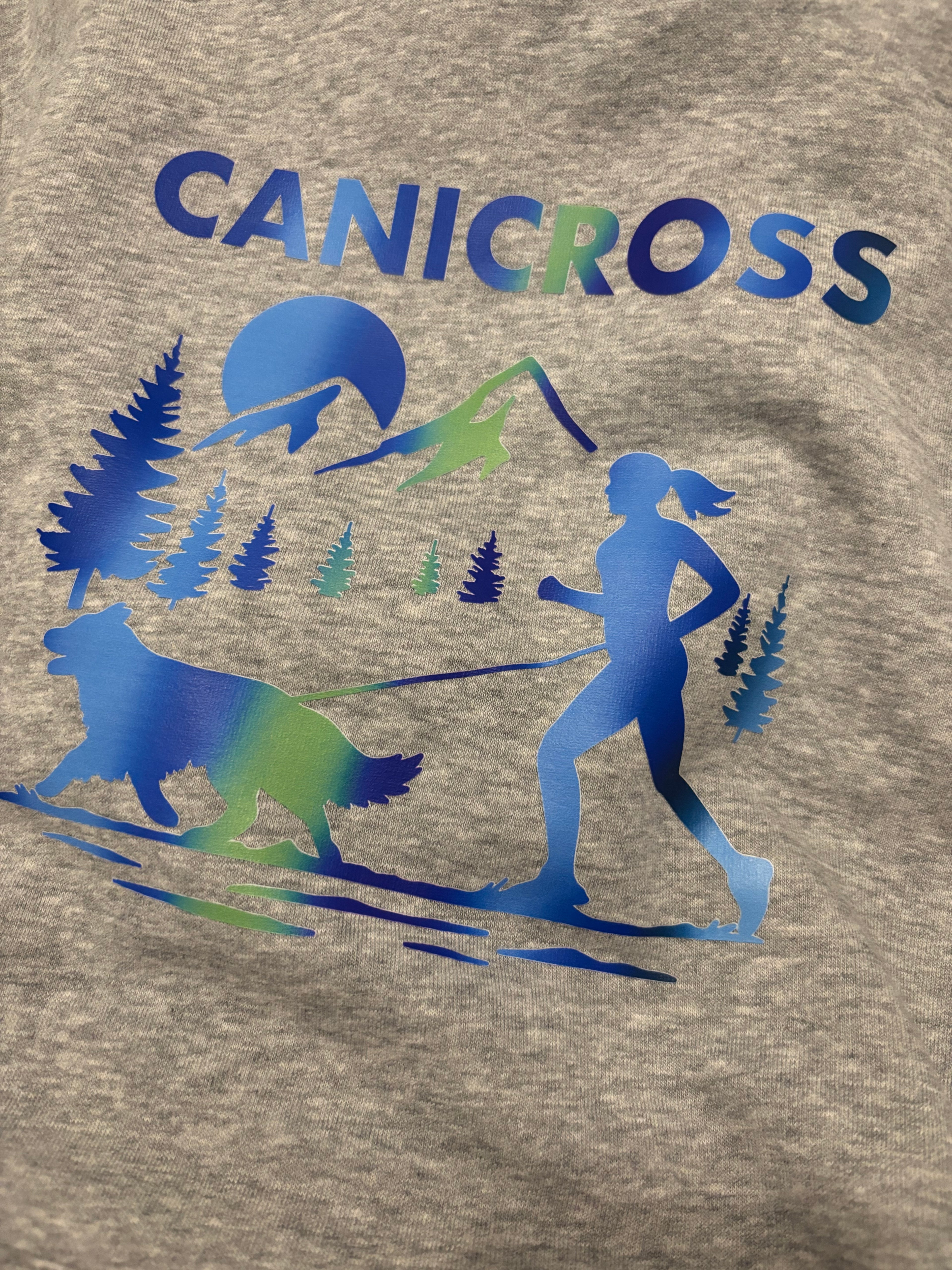 Canicross Sweater - Blue/Green Image