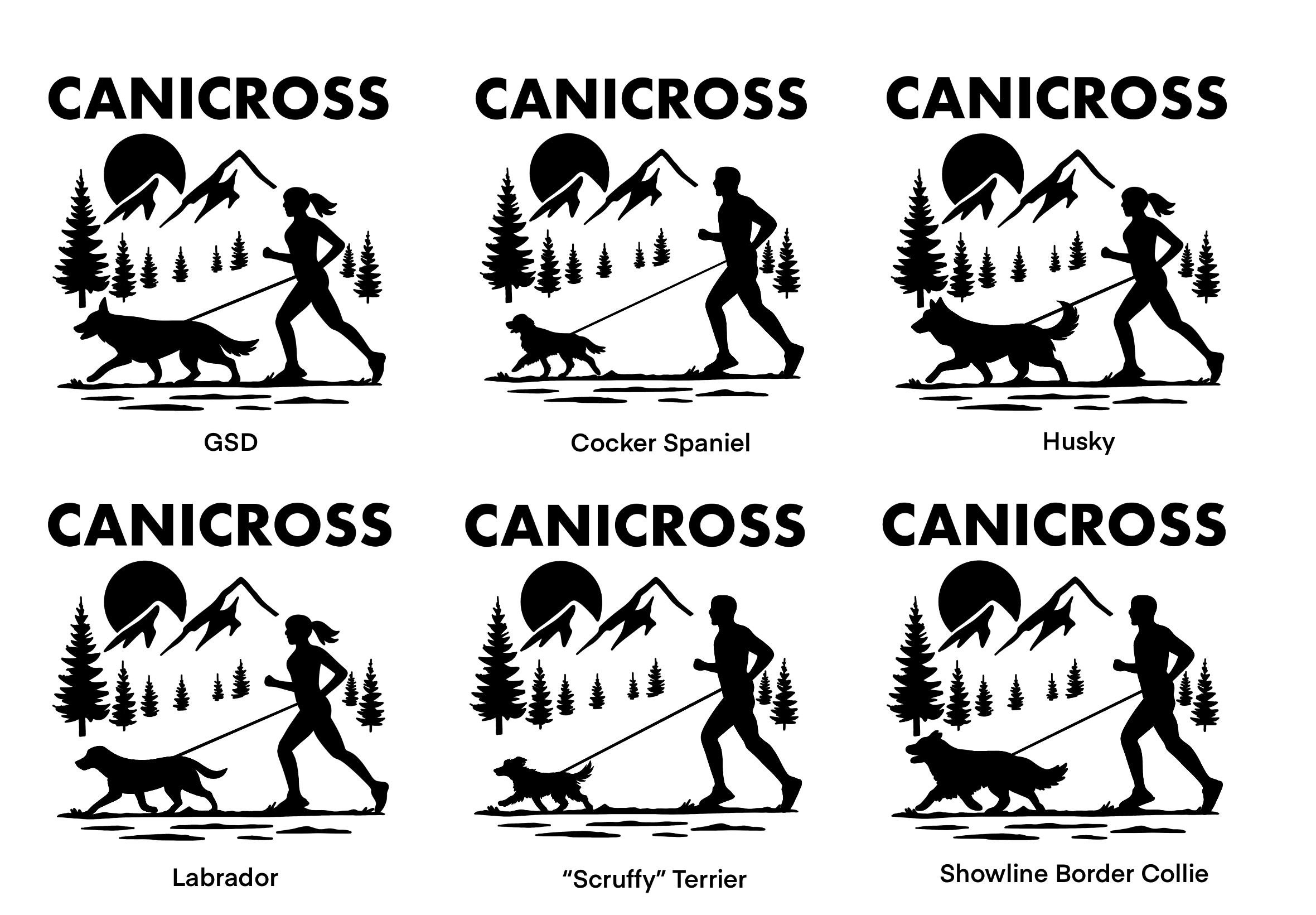 Canicross Hoodie - Black Image