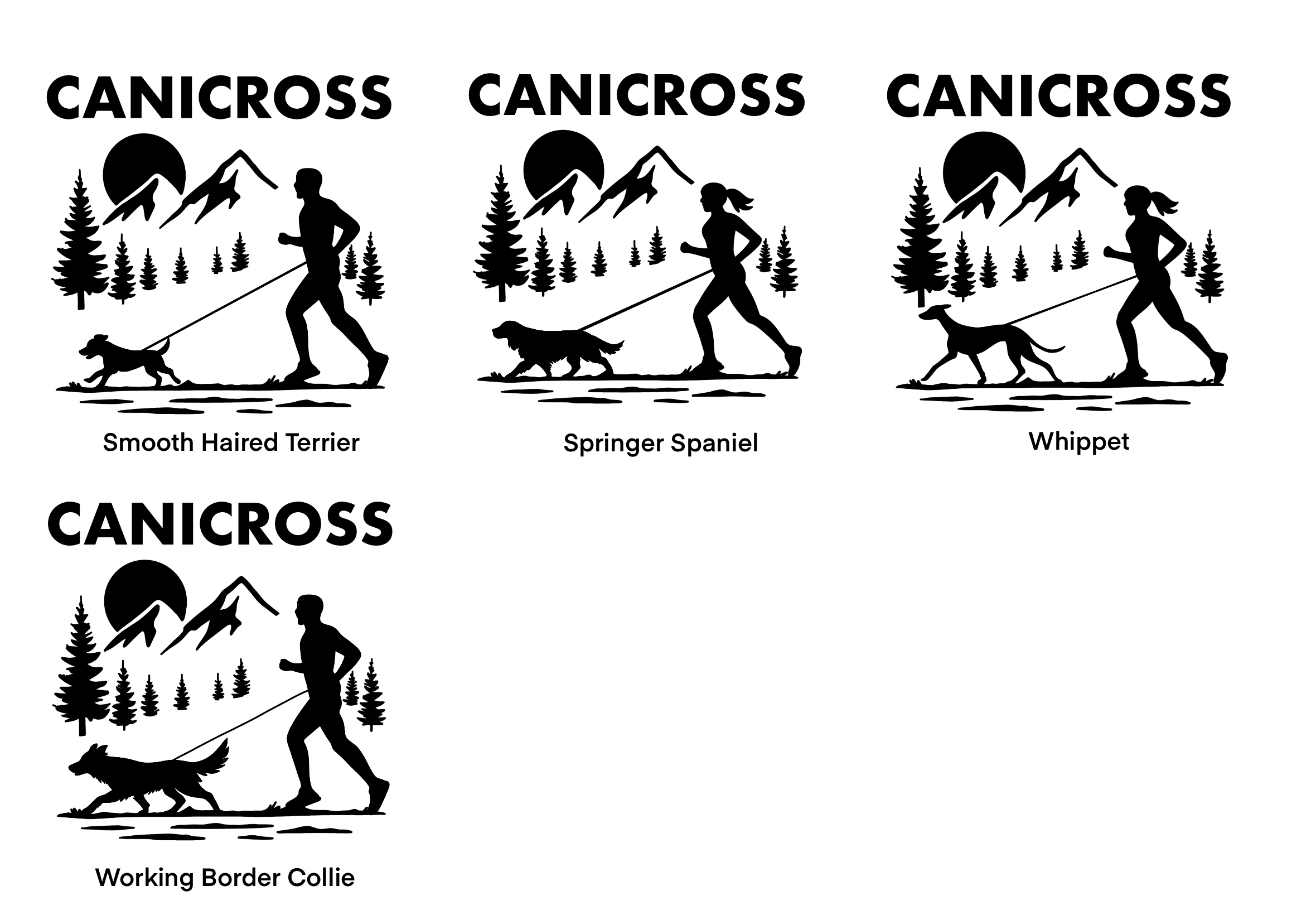 Canicross Hoodie - Black Image