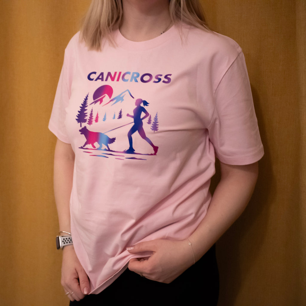Canicross T-Shirt - Pink/Purple Image