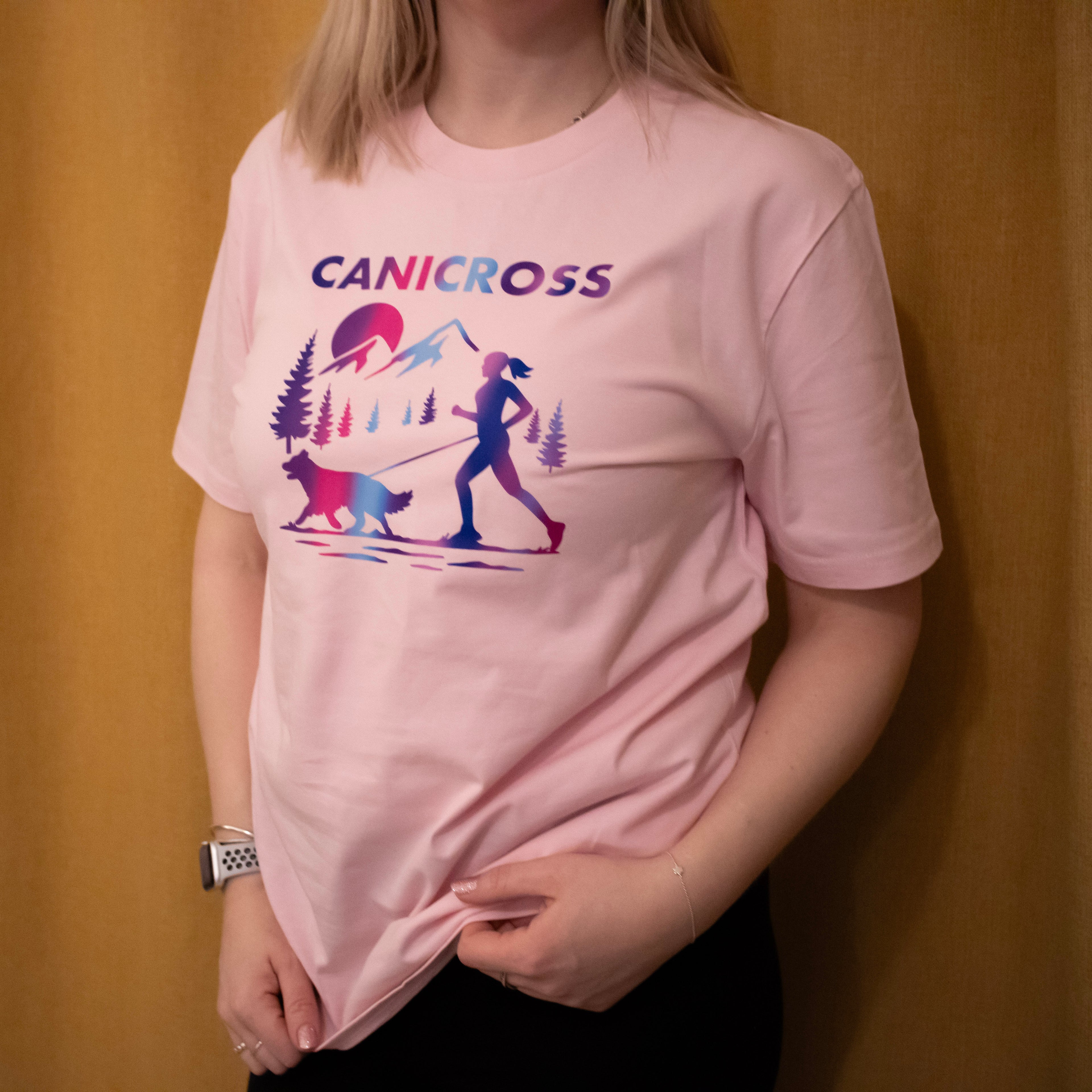 Canicross T-Shirt - Pink/Purple Image